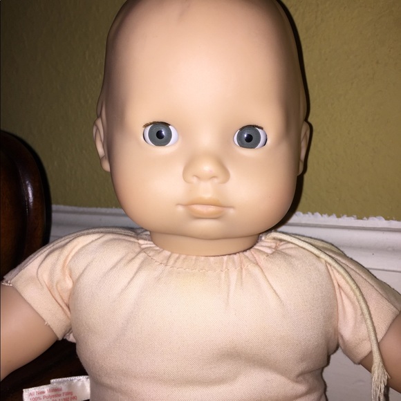 American Girl Bitty Baby Doll Blonde Hazel Gray